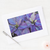 Sticker Rectangulaire Pointe de Noël pourpre (Enveloppe)