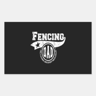 Sticker Rectangulaire Poison de Fencing | I Always Win All Match