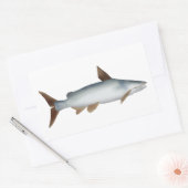 Sticker Rectangulaire Poisson-chat soldat (Enveloppe)