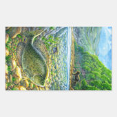 Sticker Rectangulaire Poisson de montagne (Devant)