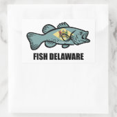 Sticker Rectangulaire Poisson Delaware (Sac)