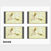 Sticker Rectangulaire Poisson des Poissons, Miroir d'Urania de constella (Feuille)