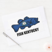 Sticker Rectangulaire Poisson Kentucky (Enveloppe)