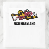 Sticker Rectangulaire Poisson Maryland (Sac)
