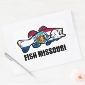 Sticker Rectangulaire Poisson Missouri (Enveloppe)