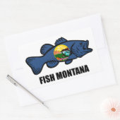 Sticker Rectangulaire Poisson Montana Bass (Enveloppe)