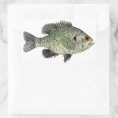Sticker Rectangulaire Poisson-soleil (Sac)