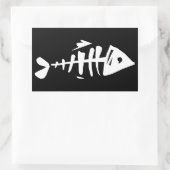 Sticker Rectangulaire Poissons (Sac)