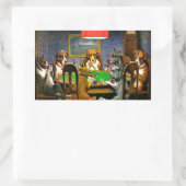 Sticker Rectangulaire Poker (Sac)