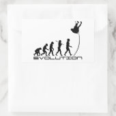 Sticker Rectangulaire Pole vault Sport Evolution (Sac)