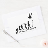 Sticker Rectangulaire Pole vault Sport Evolution (Enveloppe)