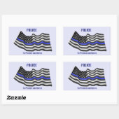 Sticker Rectangulaire Police (Feuille)