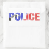 Sticker Rectangulaire Police 2 (Sac)