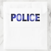 Sticker Rectangulaire Police 3 (Sac)