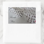 Sticker Rectangulaire Polka Dot Cupcake (Sac)