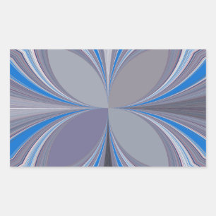 Sticker Rectangulaire Polka gris cendré bleu Pointe Texture Art Imprimer