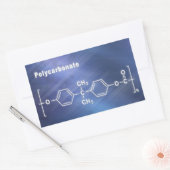 Sticker Rectangulaire Polycarbonate PC Lexan (Enveloppe)