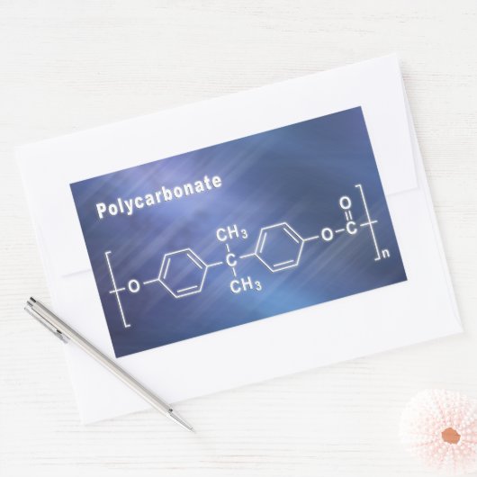 Sticker Rectangulaire Polycarbonate PC Lexan (Enveloppe)