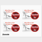 Sticker Rectangulaire Polycythème Vera Cancer A Pris Mon Mojo (Feuille)