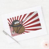 Sticker Rectangulaire Pomme de terre Ninja (Enveloppe)