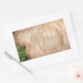 Sticker Rectangulaire Pompe d'arbre fraîche coupée (Enveloppe)
