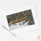 Sticker Rectangulaire Pont à l'autocollant rectangle Wuksachi (Enveloppe)