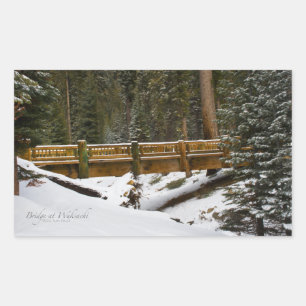 Sticker Rectangulaire Pont à Wuksachi
