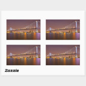 Sticker Rectangulaire Pont Ben Franklin (Feuille)