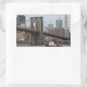 Sticker Rectangulaire Pont Brooklyn (Sac)