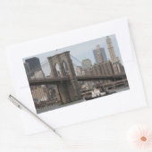 Sticker Rectangulaire Pont Brooklyn (Enveloppe)