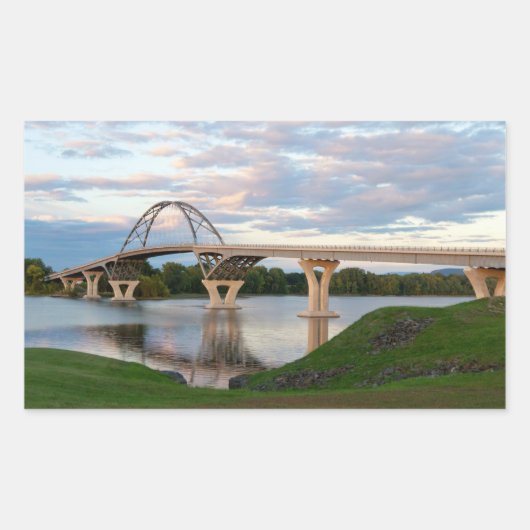Sticker Rectangulaire Pont Champlain (Devant)