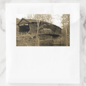 Sticker Rectangulaire Pont couvert (Sac)