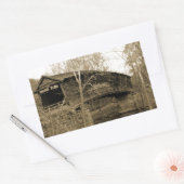 Sticker Rectangulaire Pont couvert (Enveloppe)