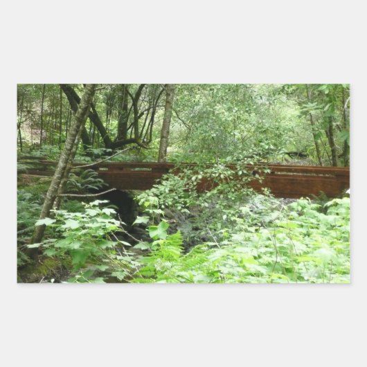 Sticker Rectangulaire Pont de Muir Woods I (Devant)