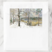 Sticker Rectangulaire pont d'hiver (Sac)