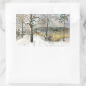 Sticker Rectangulaire pont d'hiver (Sac)
