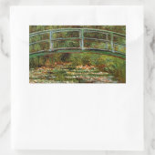 Sticker Rectangulaire Pont français de Monet Giverney (Sac)