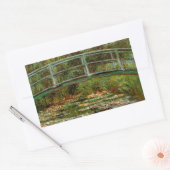 Sticker Rectangulaire Pont français de Monet Giverney (Enveloppe)