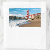 Sticker Rectangulaire Pont Golden Gate | San Francisco (Sac)