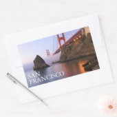 Sticker Rectangulaire Pont Golden Gate | San Francisco Californie (Enveloppe)