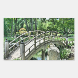 Sticker Rectangulaire Pont japonais