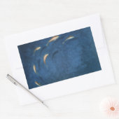 Sticker Rectangulaire Pool de poissons rouges (Enveloppe)