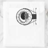 Sticker Rectangulaire Pop Art Basket (Sac)