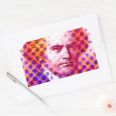 Sticker Rectangulaire Pop Beethoven (Enveloppe)