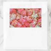 Sticker Rectangulaire pop-corn rose (Sac)