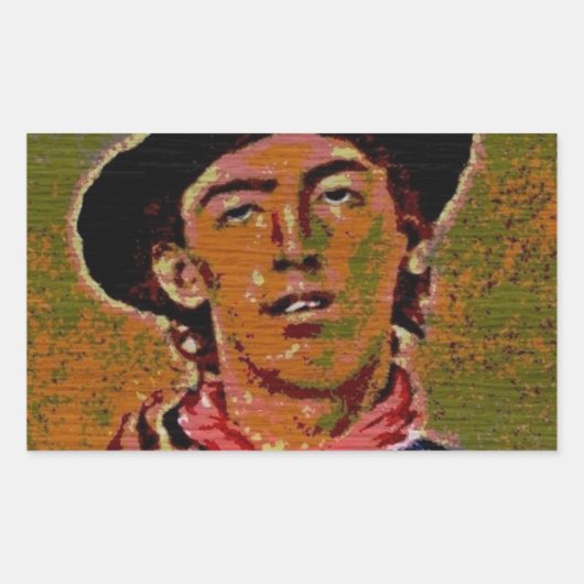 Sticker Rectangulaire PopArt (Devant)
