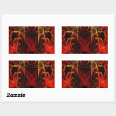Sticker Rectangulaire Portail de la torture éternelle (Feuille)