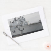 Sticker Rectangulaire Porte-avions britannique (Enveloppe)