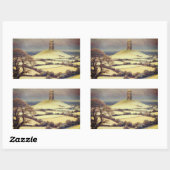 Sticker Rectangulaire Porte de Glastonbury (Feuille)