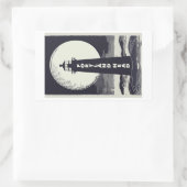 Sticker Rectangulaire Portland Head Maine Lighthouse Moon (Sac)